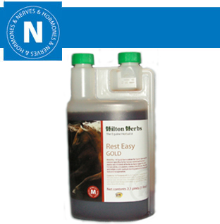 Hilton Herbs Equine Nerves & Hormones - Rest Easy Gold