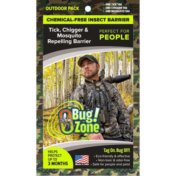 0Bug!Zone People Tick, Chigger & Mosquito Outdoor Camo Pack